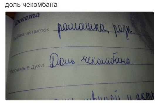 Любимые духи