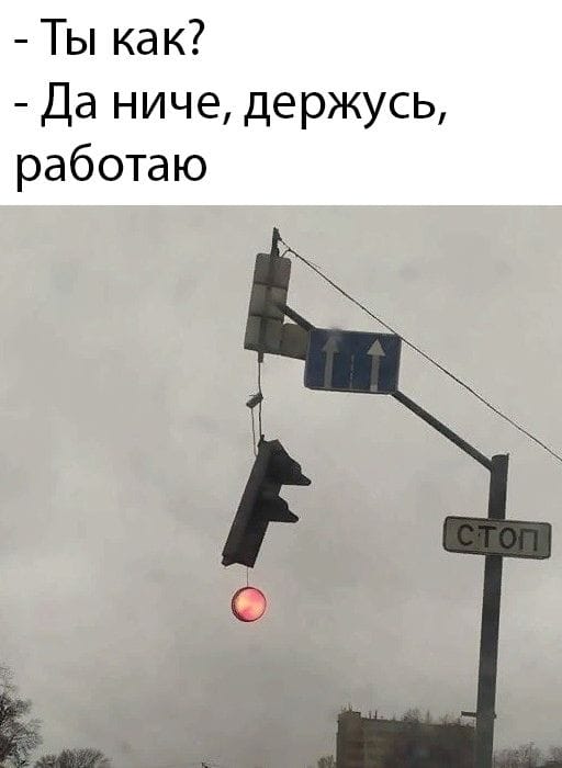 Держусь,работаю