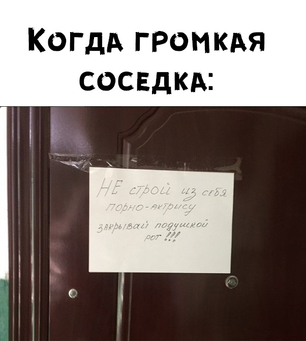 Не скромные соседи